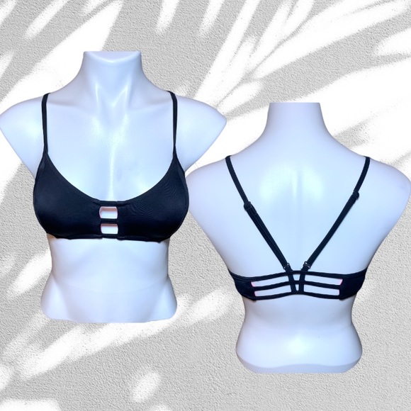 PINK Victoria’s Secret Strappy Padded Swimsuit Top